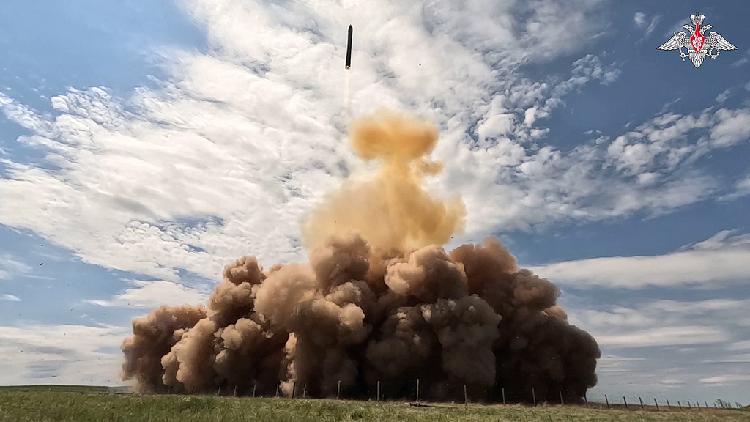 Russia launches new Sarmat intercontinental ballistic missile - CGTN