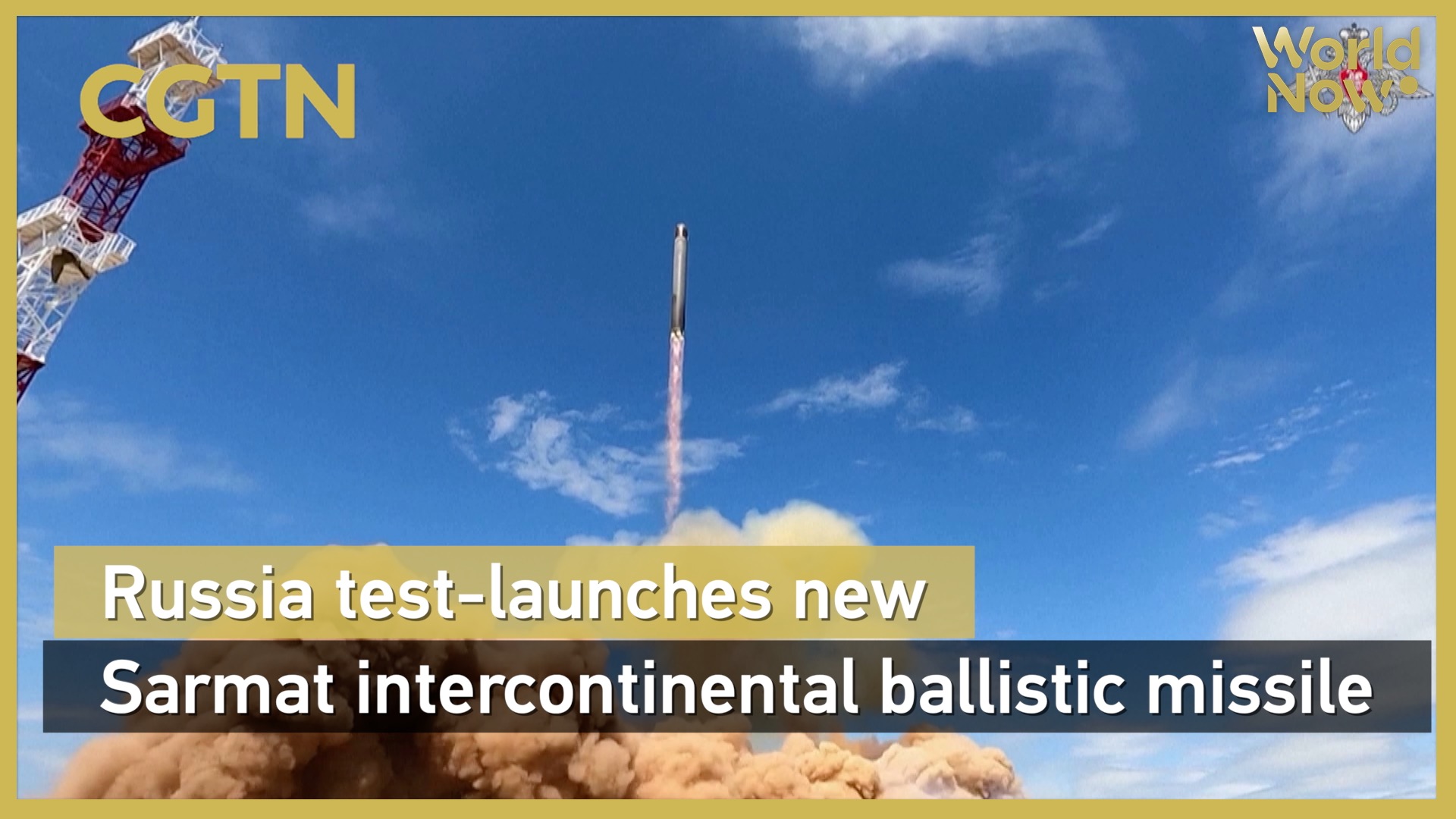 Russia test-launches new Sarmat intercontinental ballistic missile