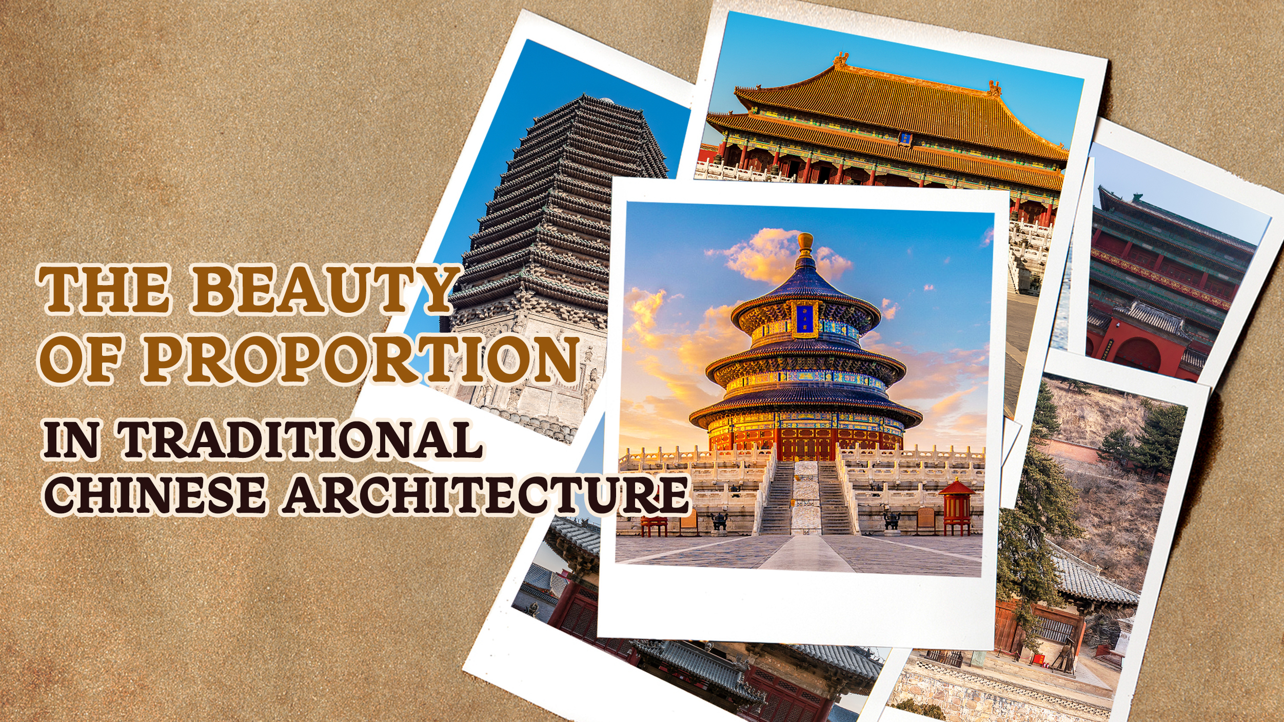 The beauty of proportion in traditional Chinese architecture