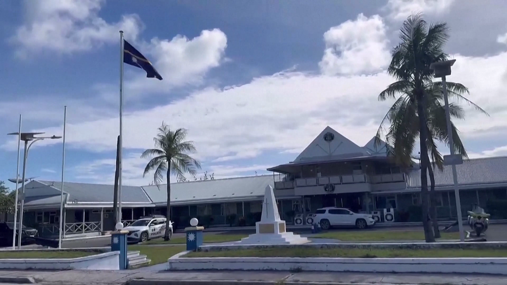 View of the Nauru parliament, Yaren District, Nauru, January 16, 2024. /VCG