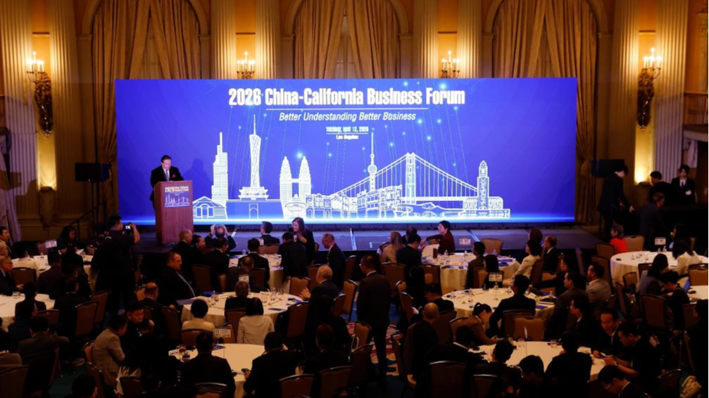 The 2026 China-California Business Forum is held in Los Angeles, California, the United States, May 12, 2026. /Xinhua