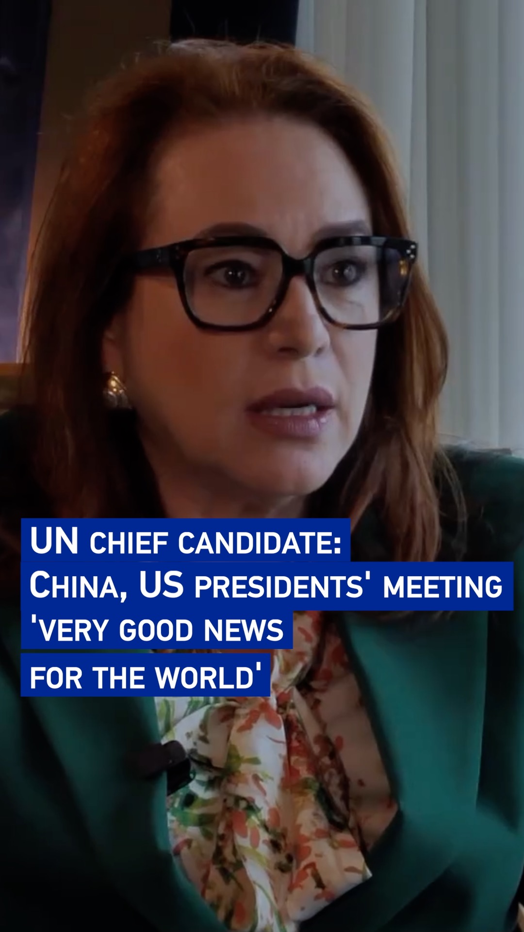 Espinosa: China, US presidents' meeting 'very good news for the world'