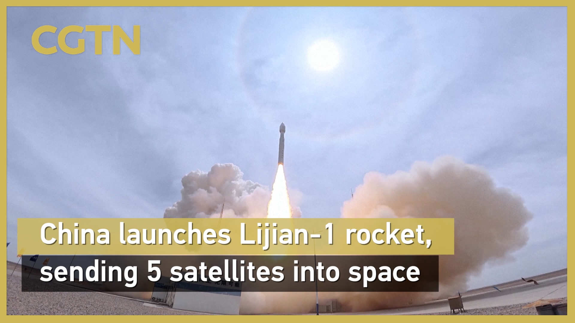 China launches Lijian-1 rocket, sending 5 satellites into space