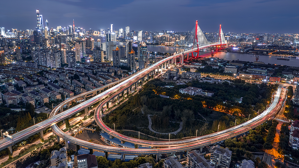 Live: Dazzling nightscape at Shanghai's Yangpu Riverside – Ep. 4