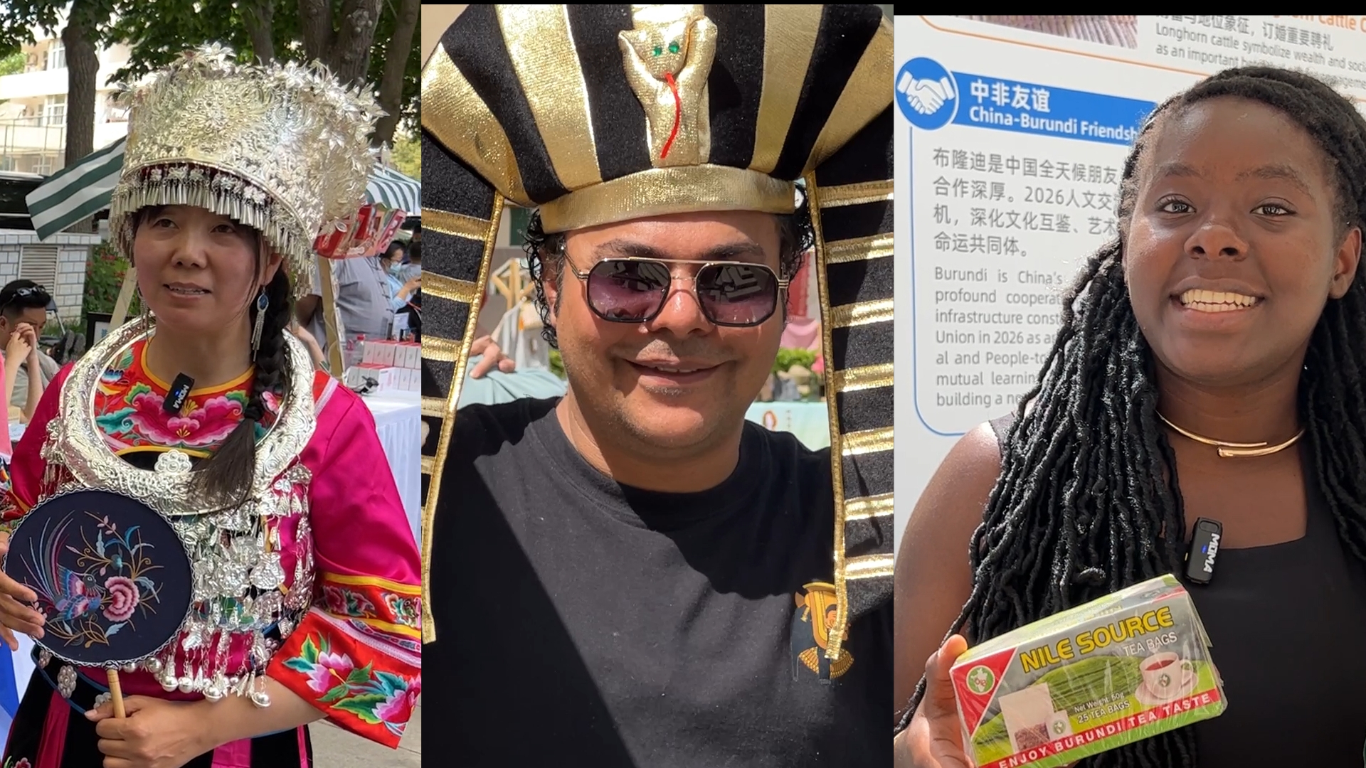 Miao embroidery and Burundian beverages at Beijing festival