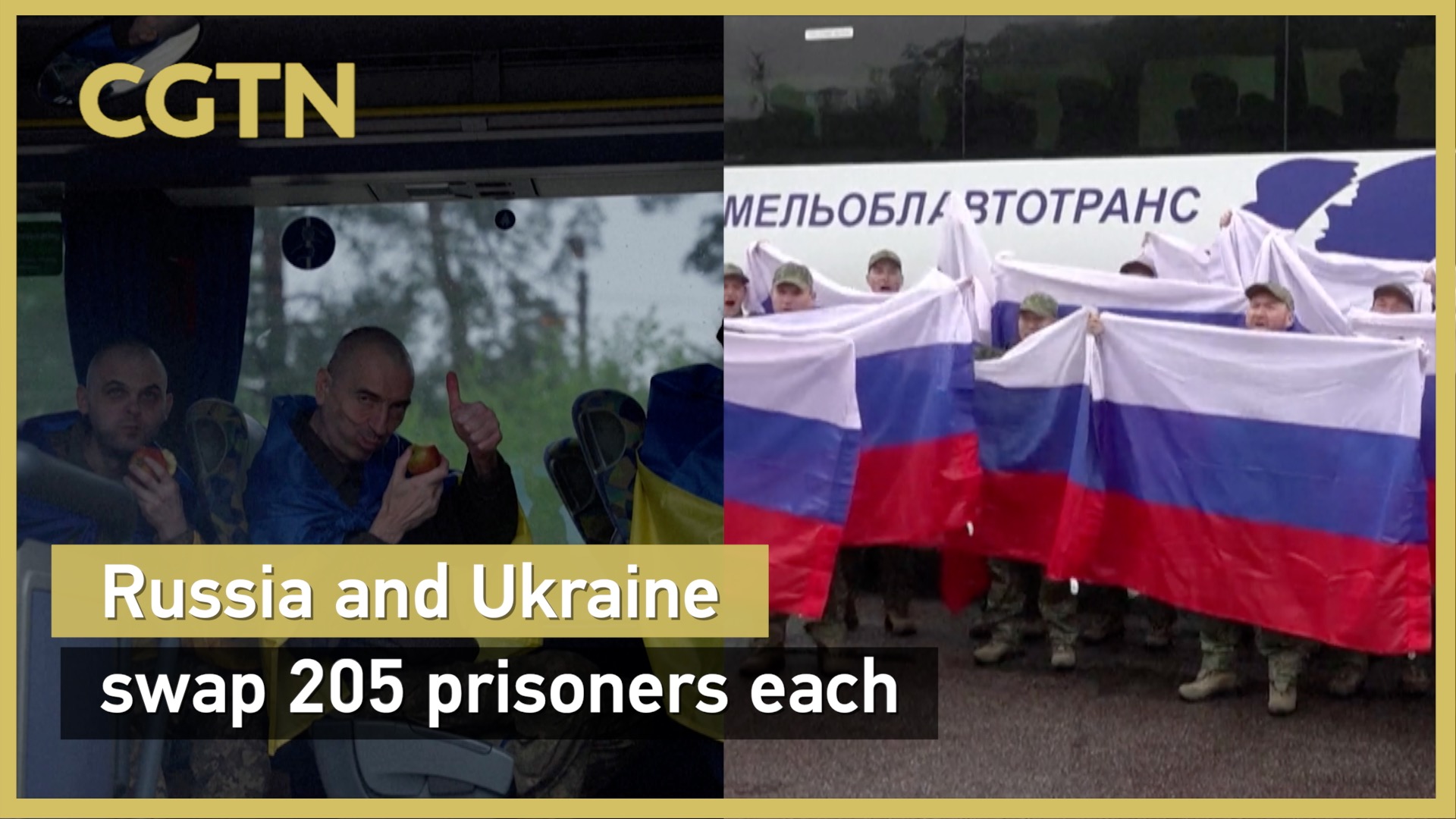 Russia and Ukraine swap 205 prisoners each