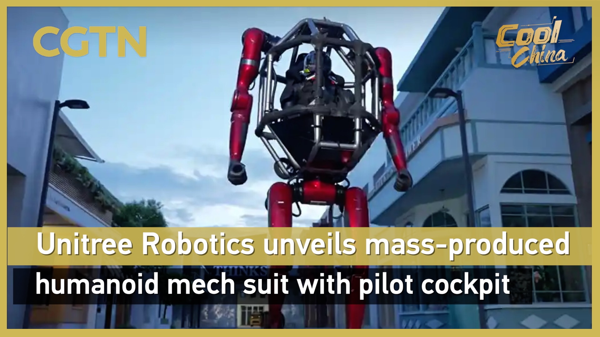 Unveiled: Unitree Robotics' piloted mech suit walks like a humanoid