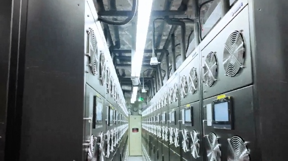 The interior of the underwater data center. /CMG