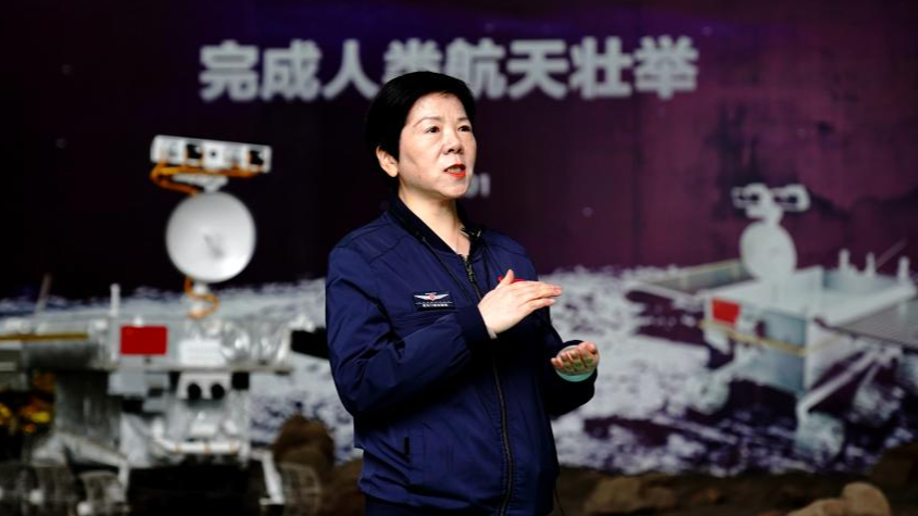 A photo of Zhang Yuhua, a scientist at the Shanghai Academy of Spaceflight Technology. /Xinhua