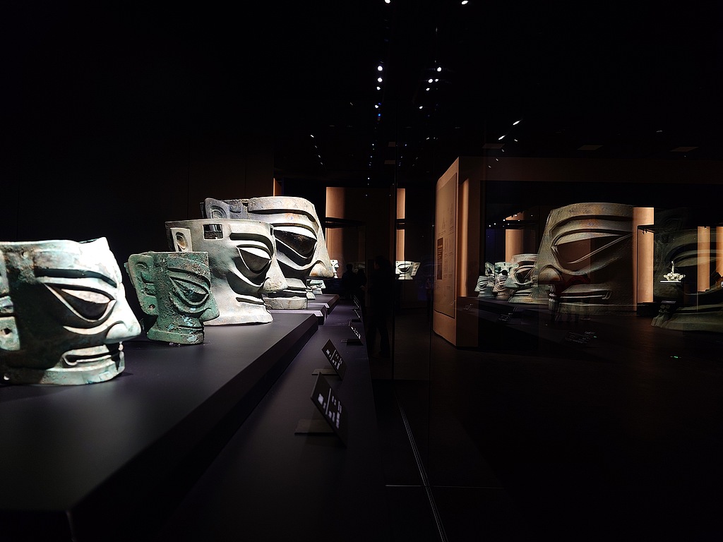 Inside the Sanxingdui Museum in Guanghan, Sichuan Province in southwest China, February 27, 2024. /CFP
