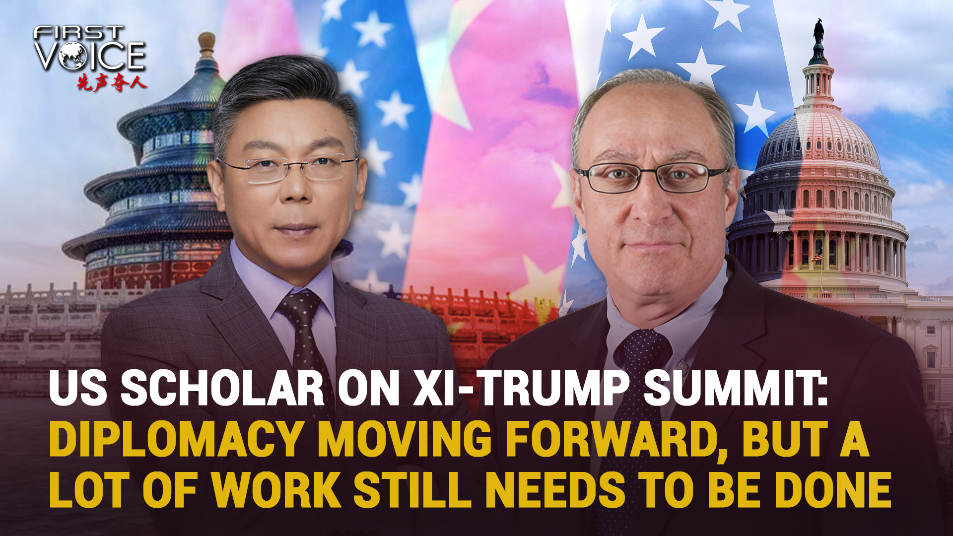 Diplomacy moving forward, but a lot of work still needs to be done