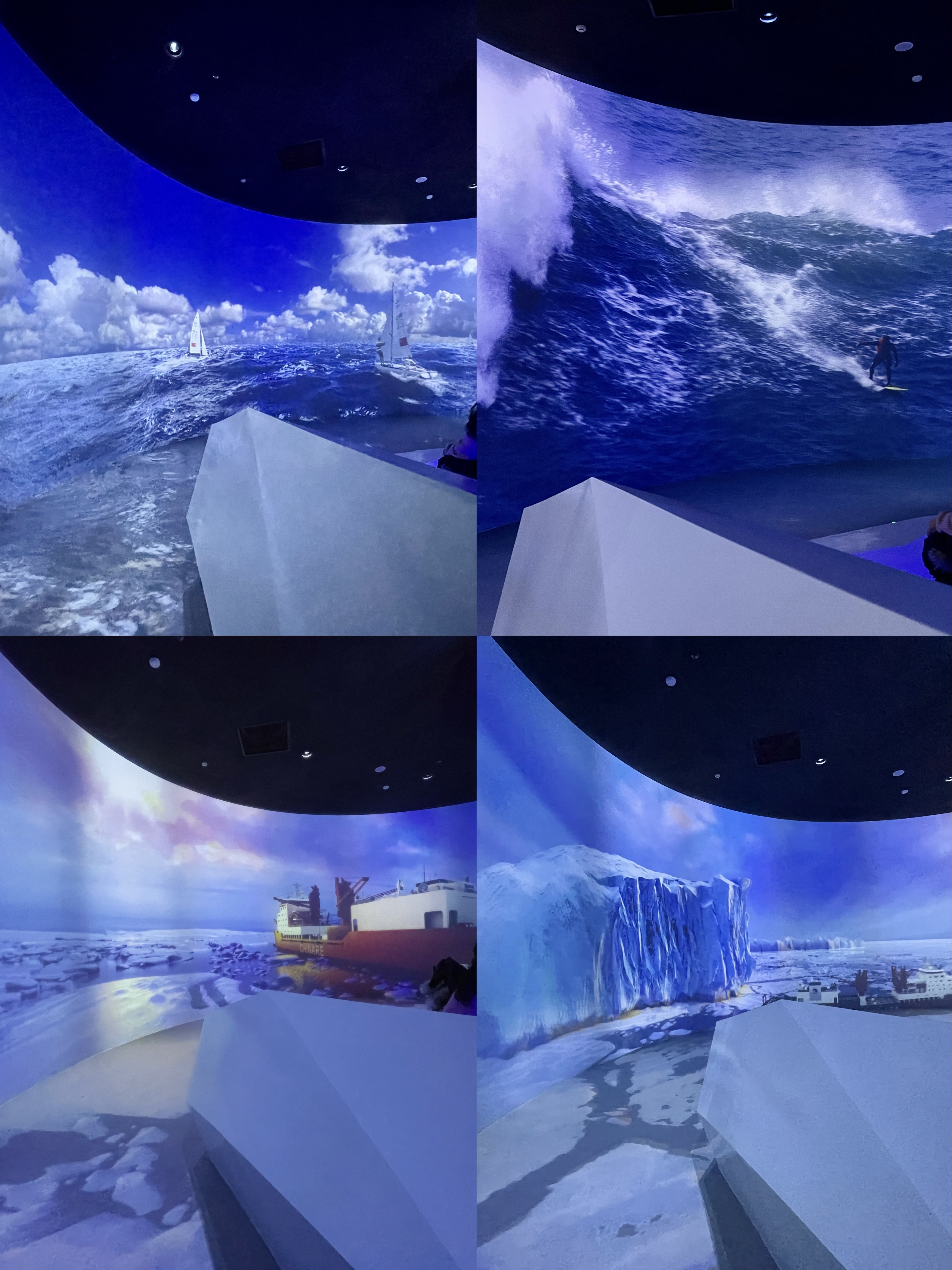 A view of the exhibition hall at the National Maritime Museum of China in Tianjin. /CGTN