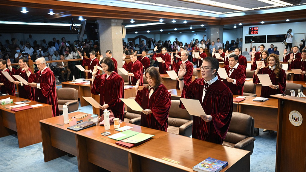 Philippine Senate convenes as impeachment court to try VP Sara Duterte