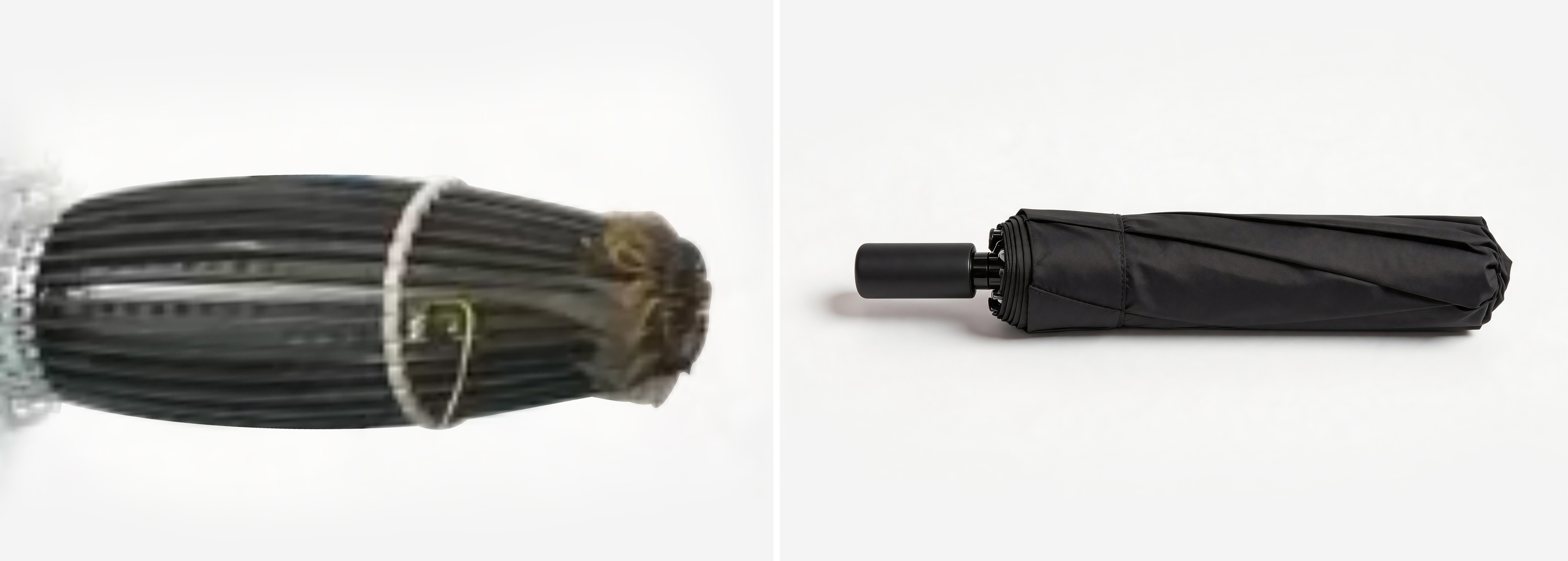 The compact shape of the high-performance deployable 'space umbrella' antenna is similar to the shape of a folded umbrella (R). /Galaxy Space