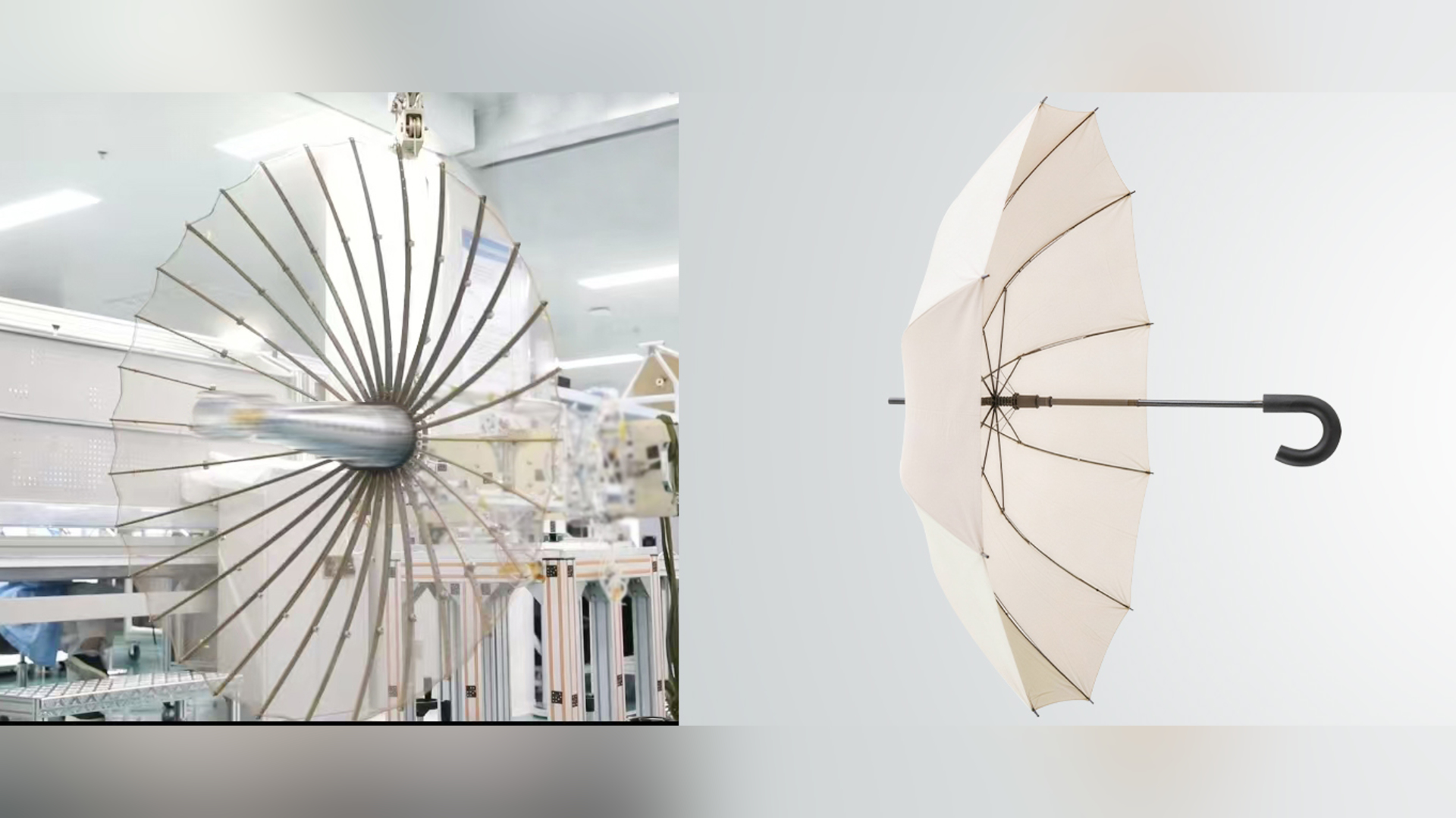 China's commercial space company unveils 'space umbrella' antenna