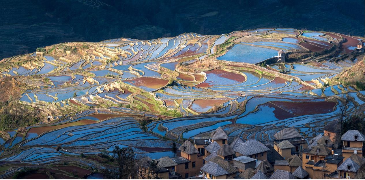 Layer upon layer of terraces are sculpted into the earth at Azheke. /VCG