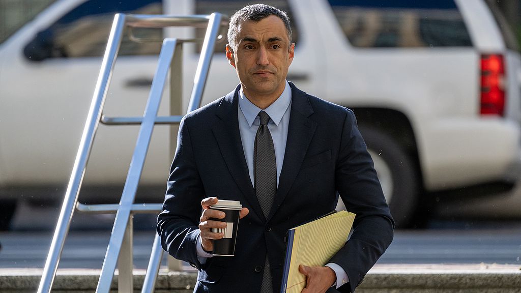 Attorney David Wiener, representing OpenAI, arrives at federal court in Oakland, California, US, May 18, 2026. /VCG