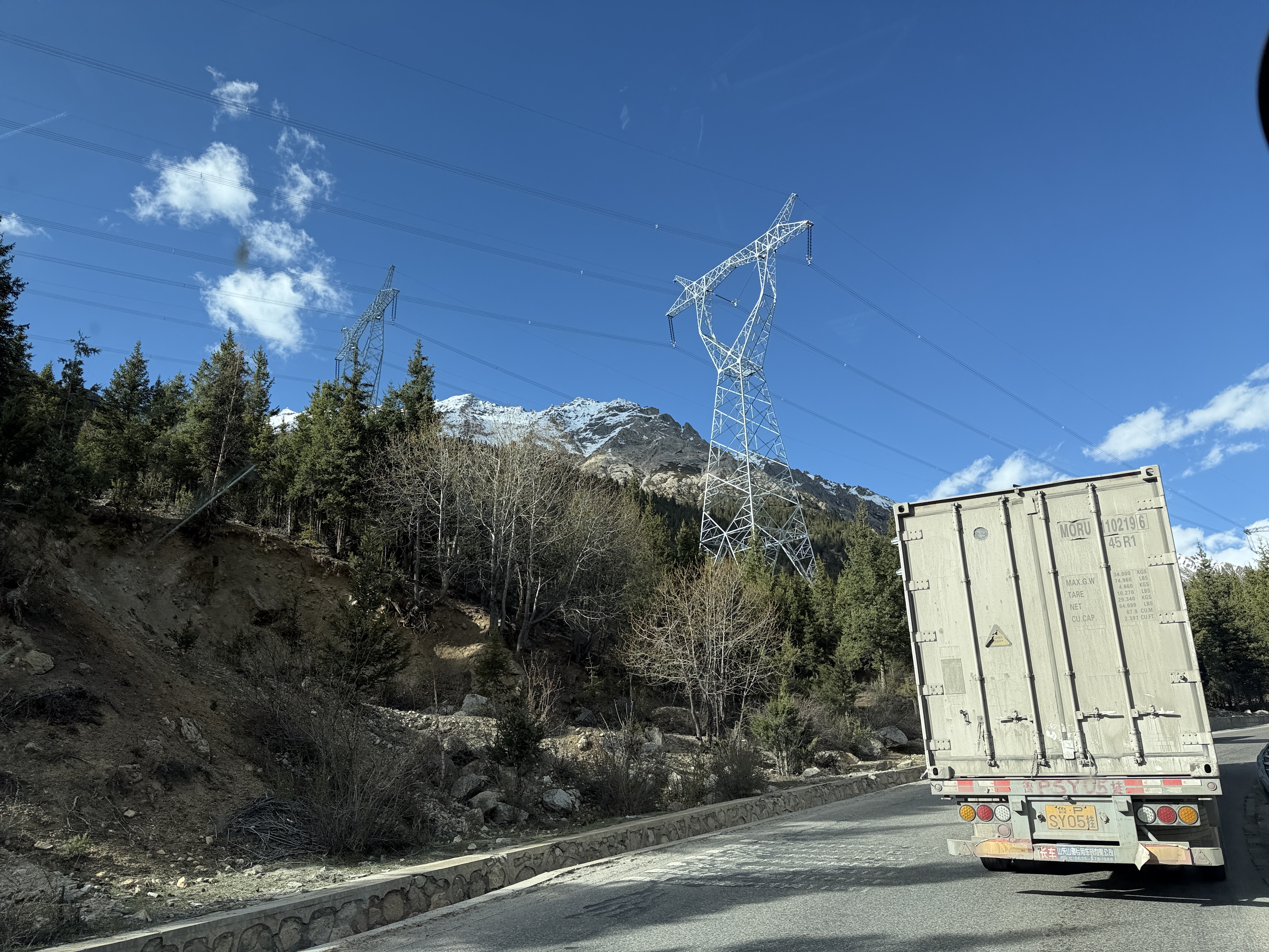 Xizang Snapshots: Power lines across the Himalayas