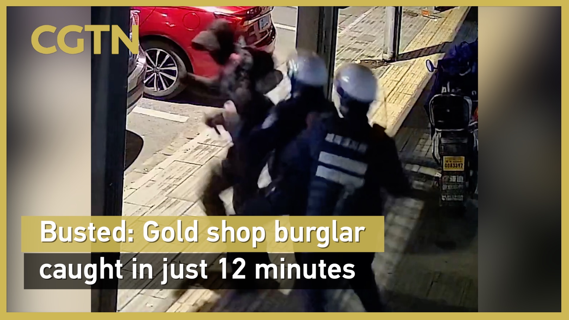 Busted: Gold shop burglar caught in just 12 minutes