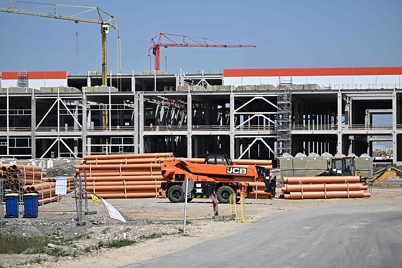 The construction site for a plant of Chinese battery manufacturer CATL near Hungary's second largest city Debrecen, May 5, 2024. /CFP