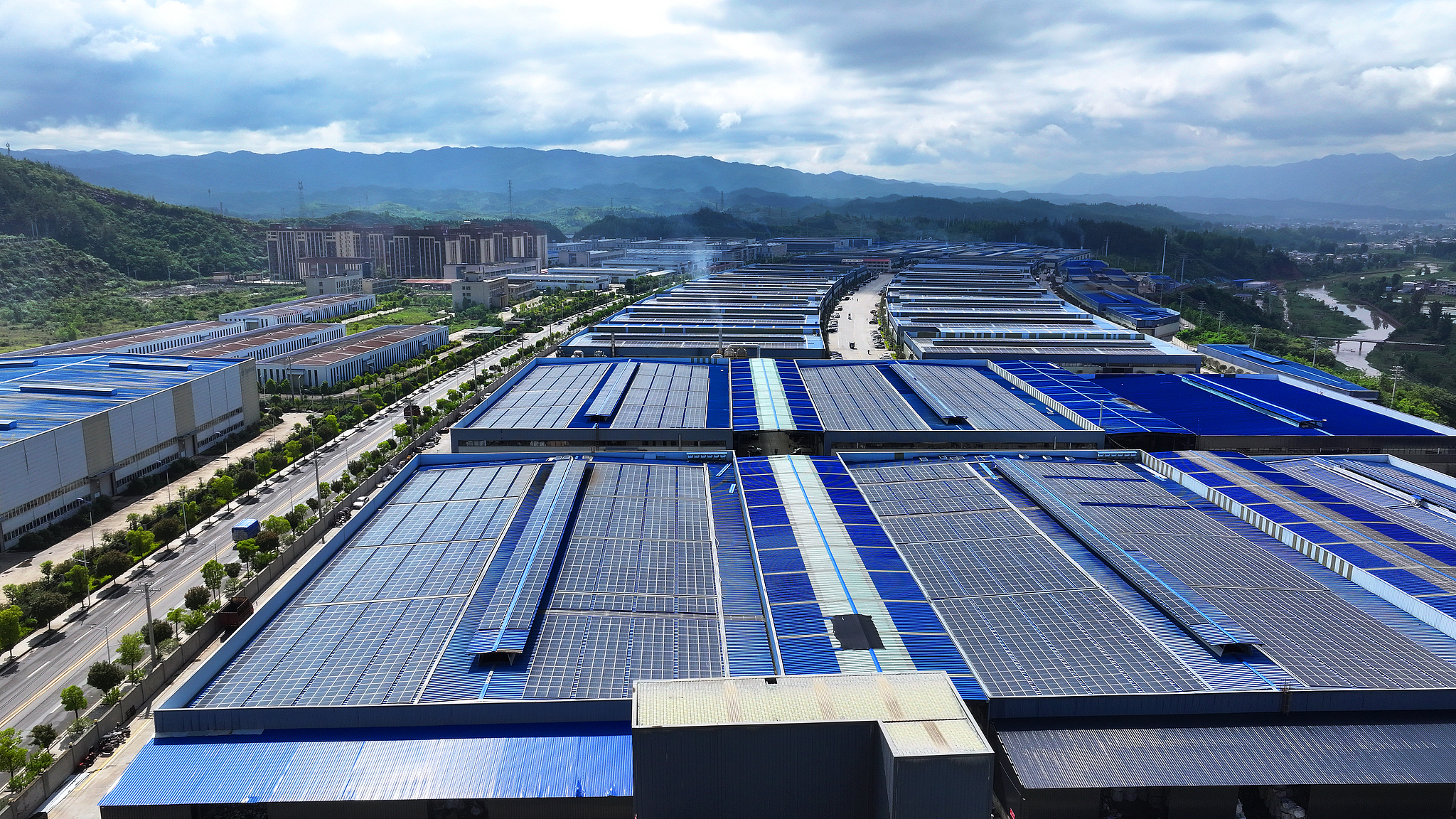 Solar panels, Shiyan, Hubei Province, central China, May 20, 2026. /VCG