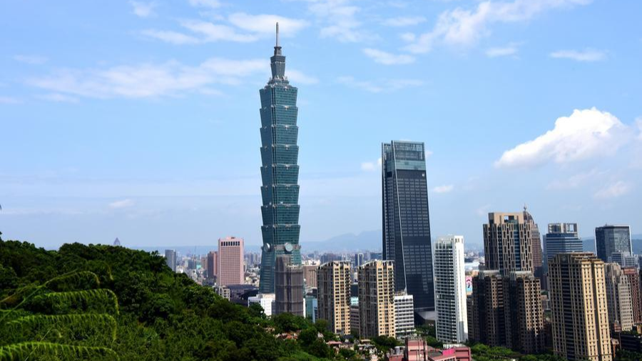 The Taipei 101 skyscraper in Taipei, southeast China's Taiwan, July 21, 2019. /Xinhua