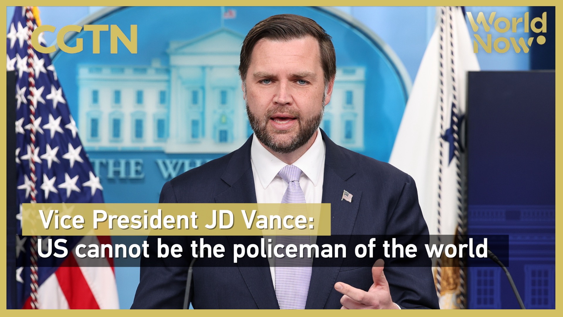 Vice President JD Vance: US cannot be the policeman of the world