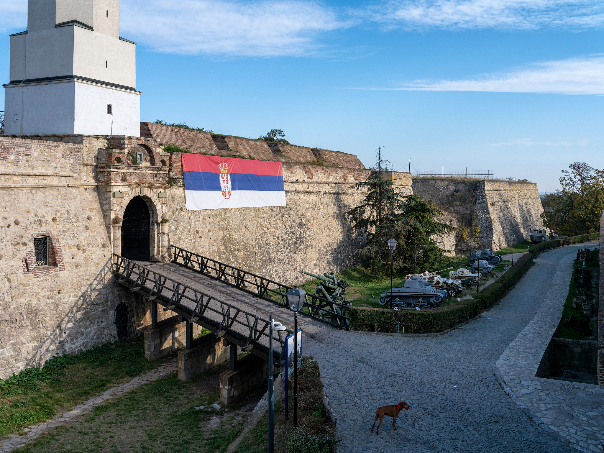 A photo taken in October 2025 shows the Belgrade Fortress in Serbia. /VCG