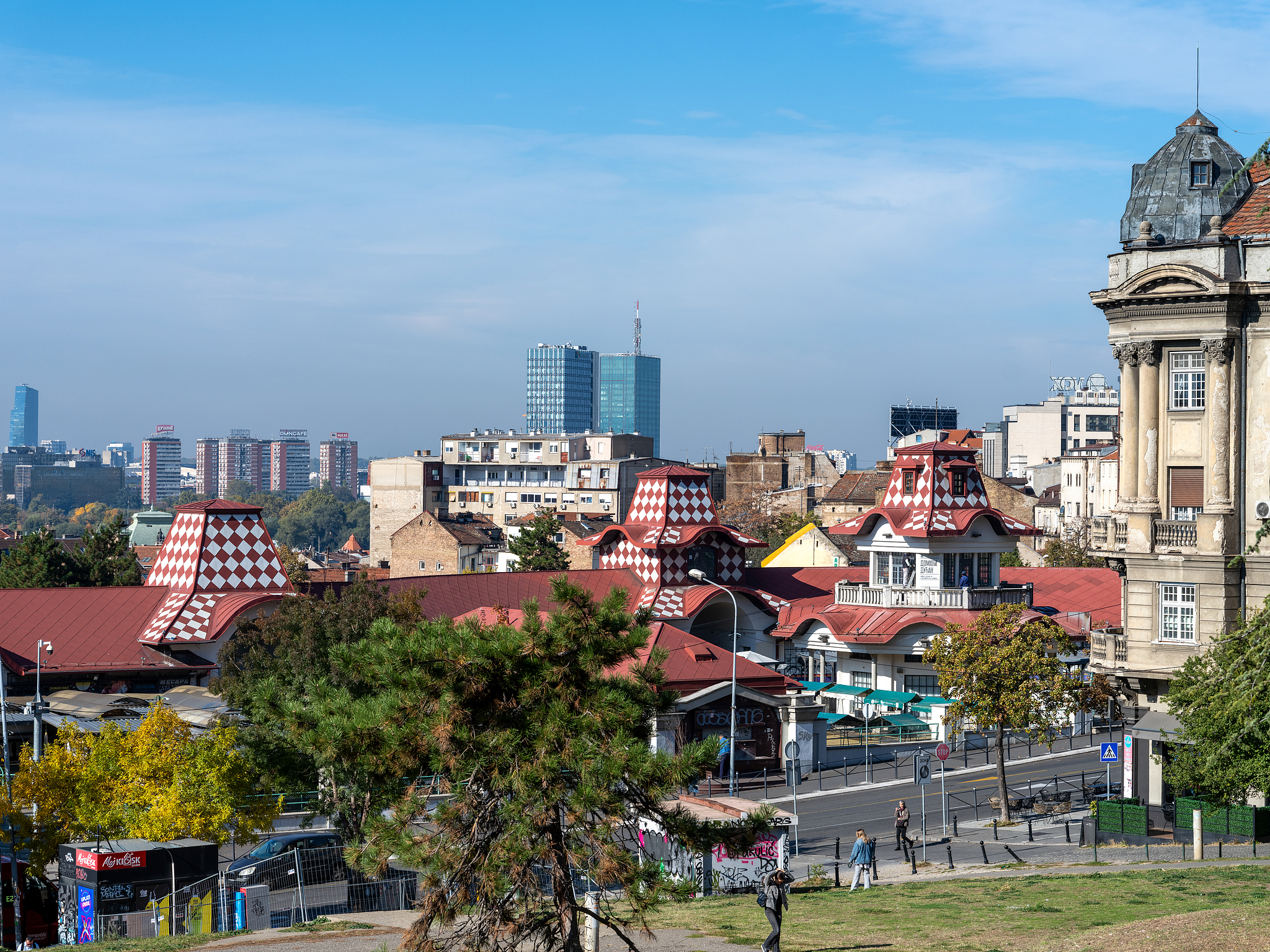 A photo taken in October 2025 shows a city view of Belgrade in Serbia. /VCG