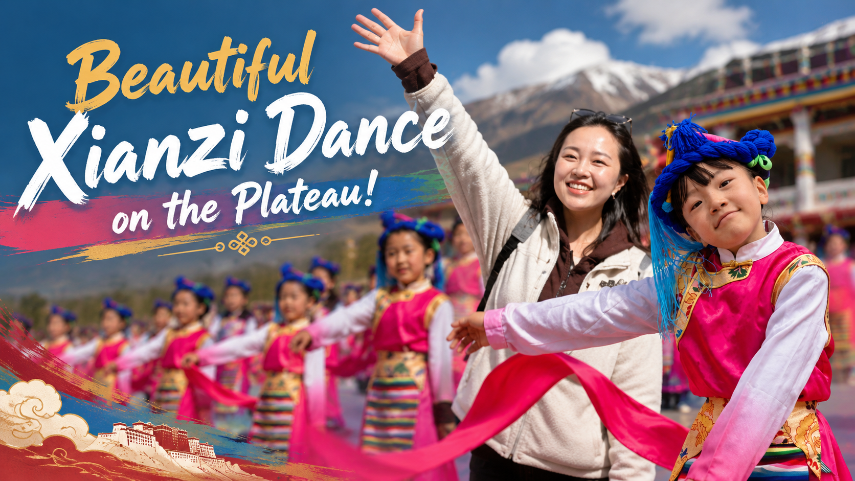 Beautiful Xianzi Dance on the plateau! 