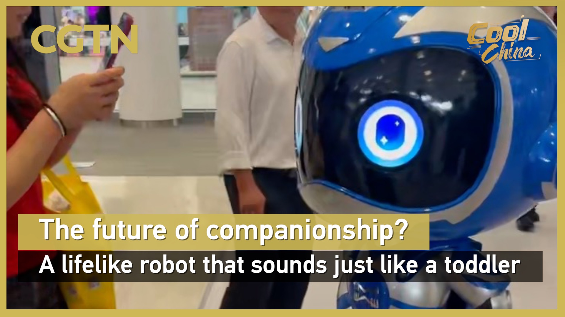 ICIF features lifelike robot with a toddler's voice