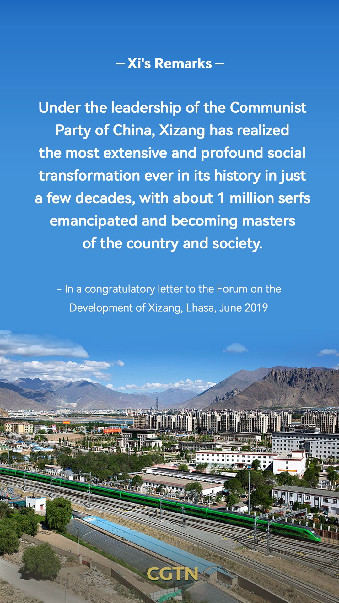 President Xi Jinping's key remarks on Xizang
