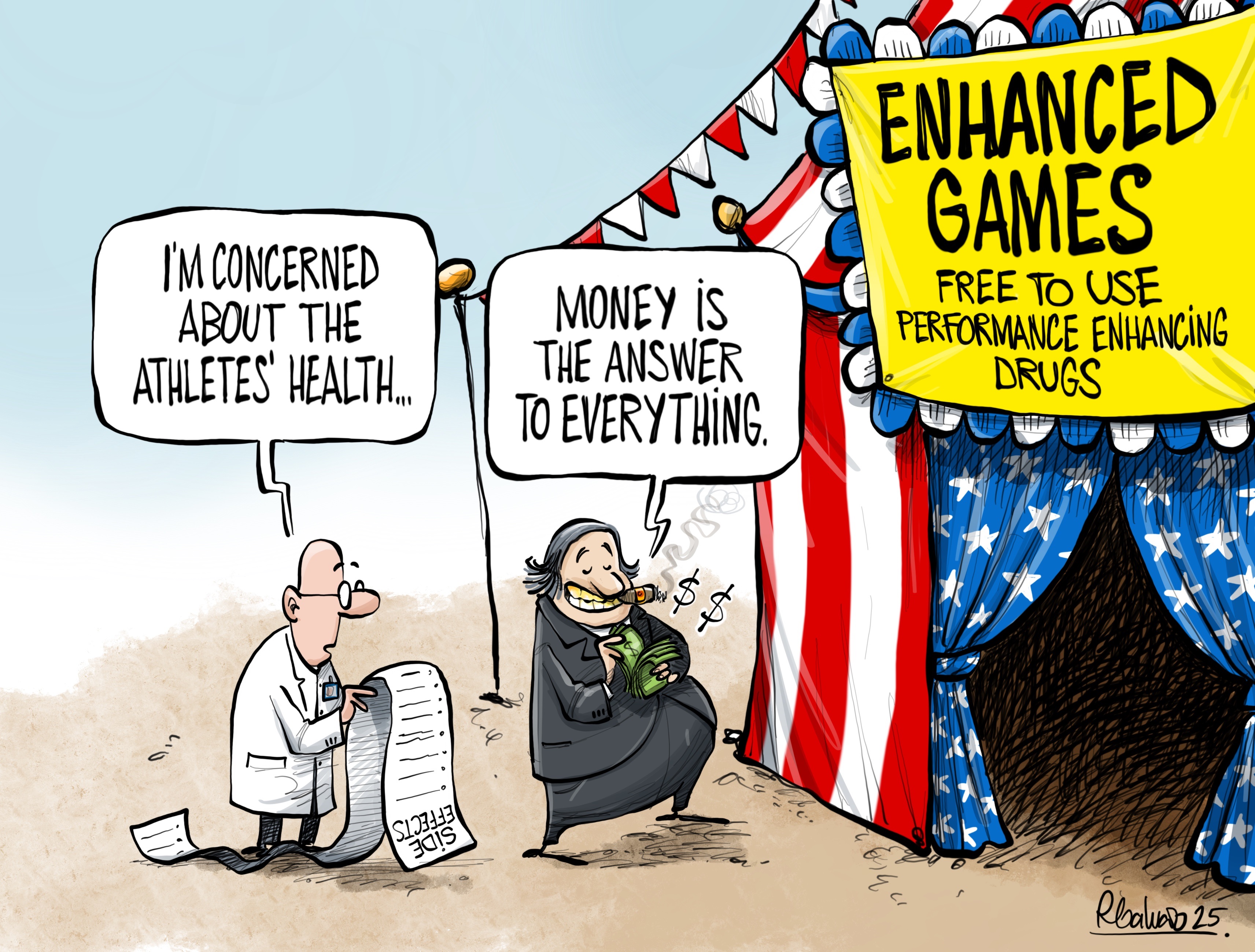 An immoral game backed by billionaires