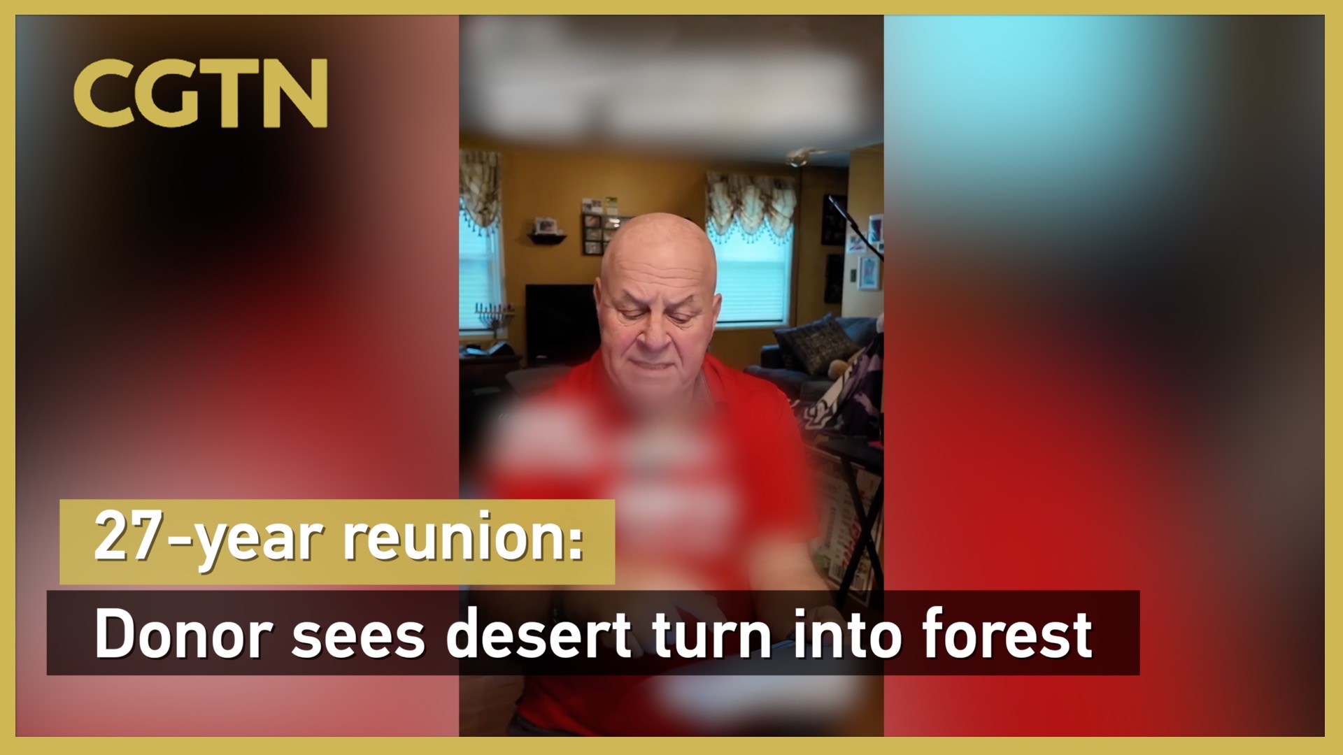 27-year reunion: Donor sees desert turn into forest