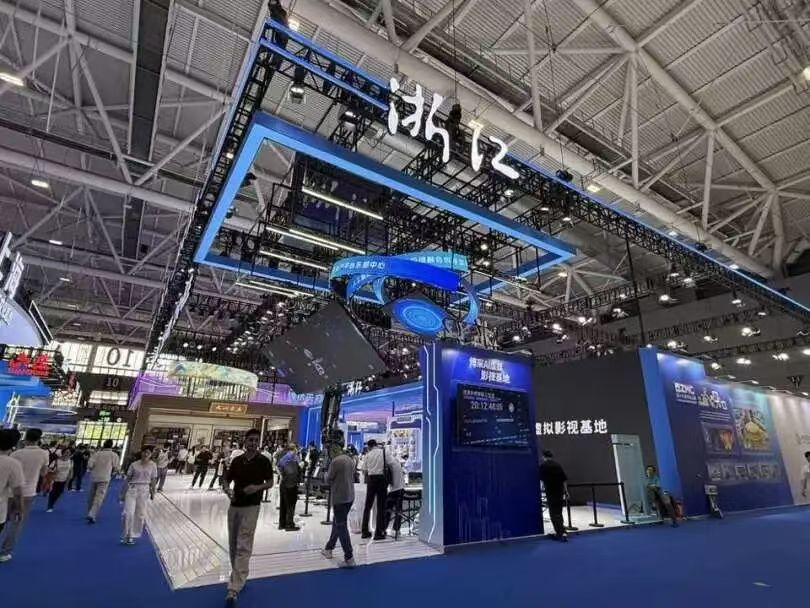 The Zhejiang Pavilion at the 22nd China (Shenzhen) International Cultural Industries Fair (ICIF). Photo: Courtesy of Versatile Media