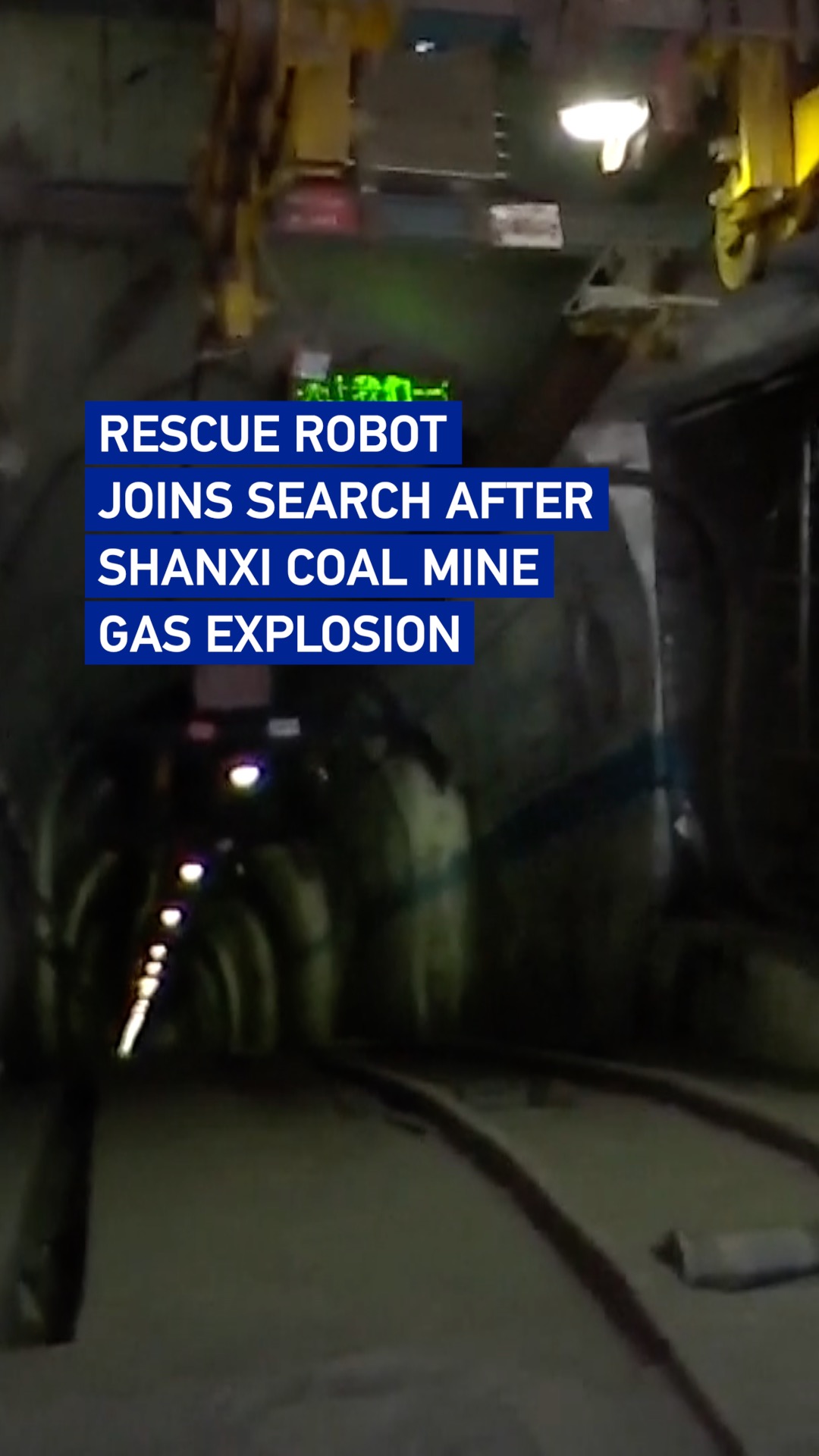 Rescue robot joins search after Shanxi coal mine gas explosion