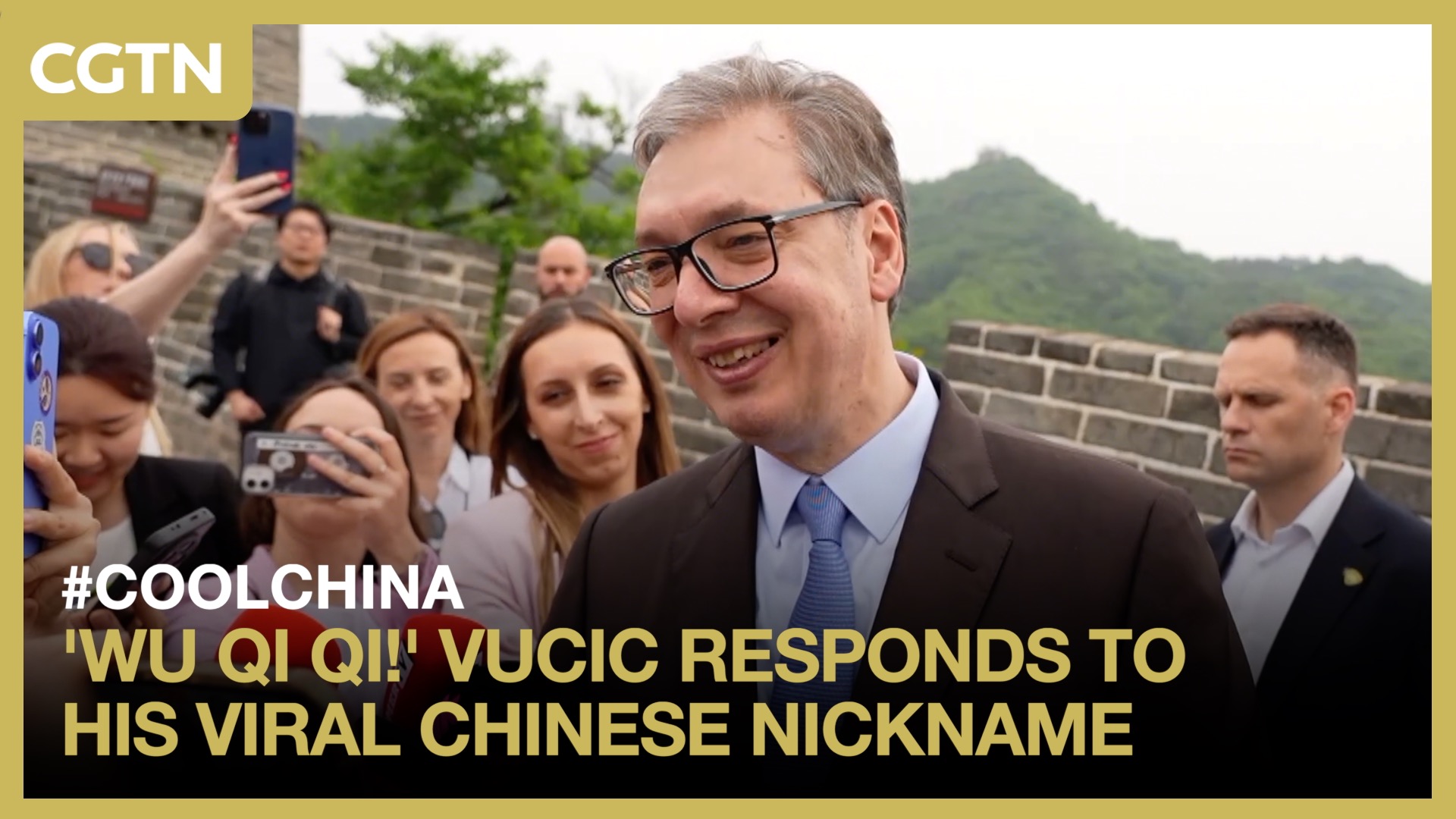 'Wu Qi Qi!' Vucic responds to his viral Chinese nickname