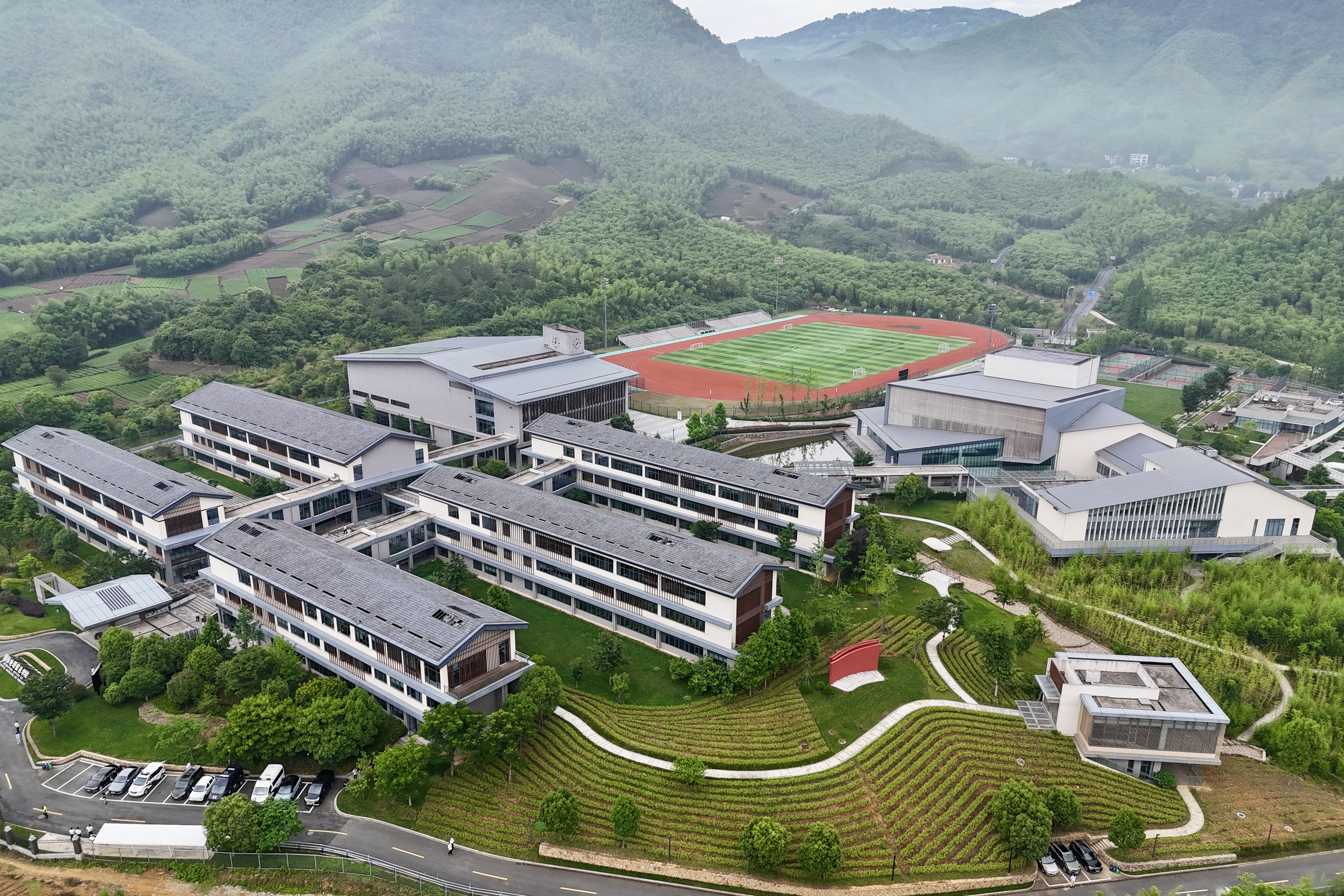 The newly opened campus for the Moganshan International Institute for Geospatial Knowledge and Innovation. /Cai Jun