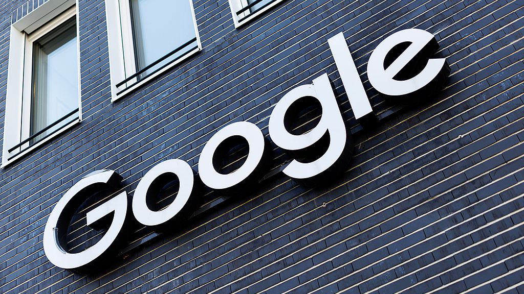 The Google logo on the company's Munich headquarters building in Munich, Germany, March 10, 2026. /VCG