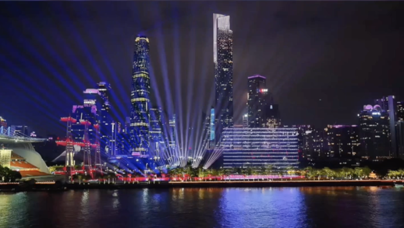 This is Guangzhou at night