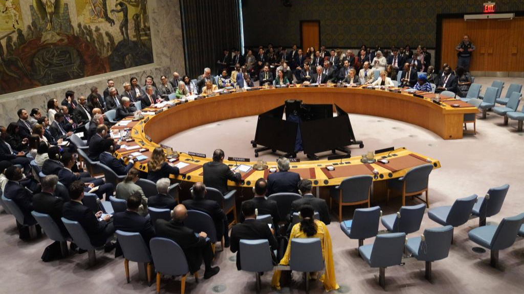 UN Secretary-General Antonio Guterres talks at a high-level open debate of the UN Security Council at the UN headquarters in New York, US, May 26, 2026. /Xinhua