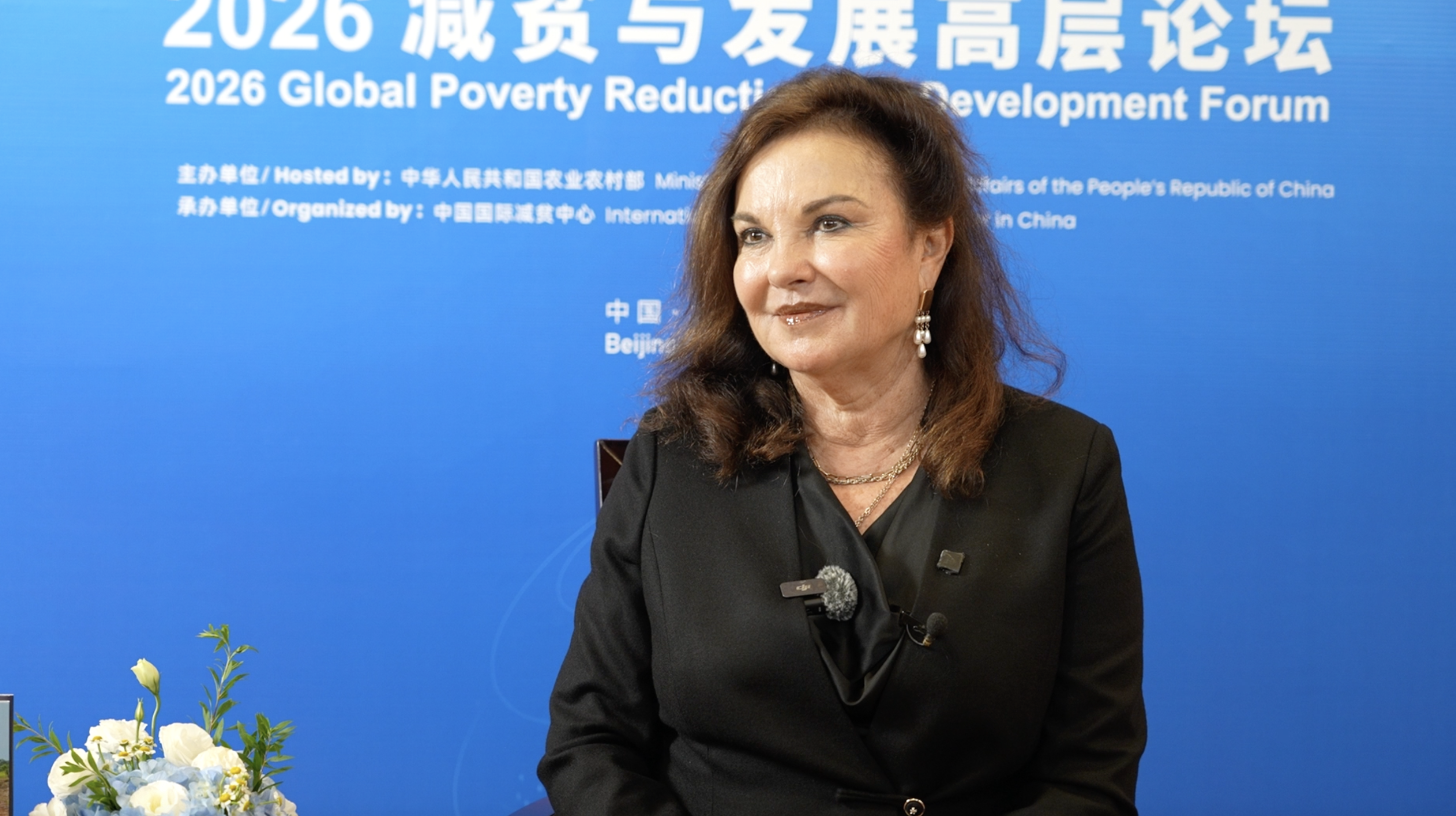 Heidi Kuhn, 2023 winner of the World Food Prize, founder and CEO of Roots of Peace. /CGTN