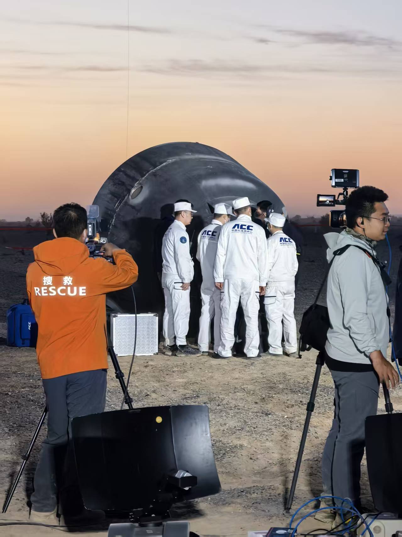 The final full-system comprehensive drill was conducted at the Dongfeng Landing Site on Wednesday ahead of the Shenzhou-21 crew's return./CGTN