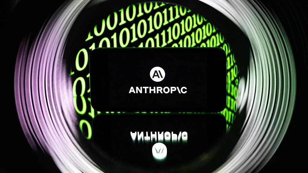 The logo of the US AI company Anthropic. /VCG