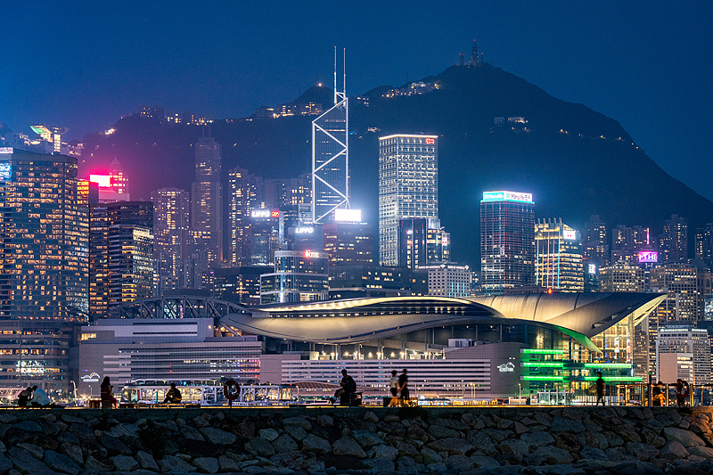 The night view of Hong Kong, April 27, 2026. /VCG