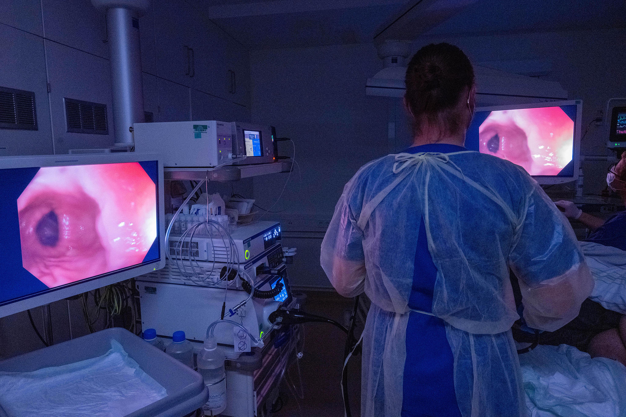 A gastroenterologist performs a colonoscopy in Mecklenburg-Western Pomerania, Stralsund, Germany, March 11, 2026. /VCG 