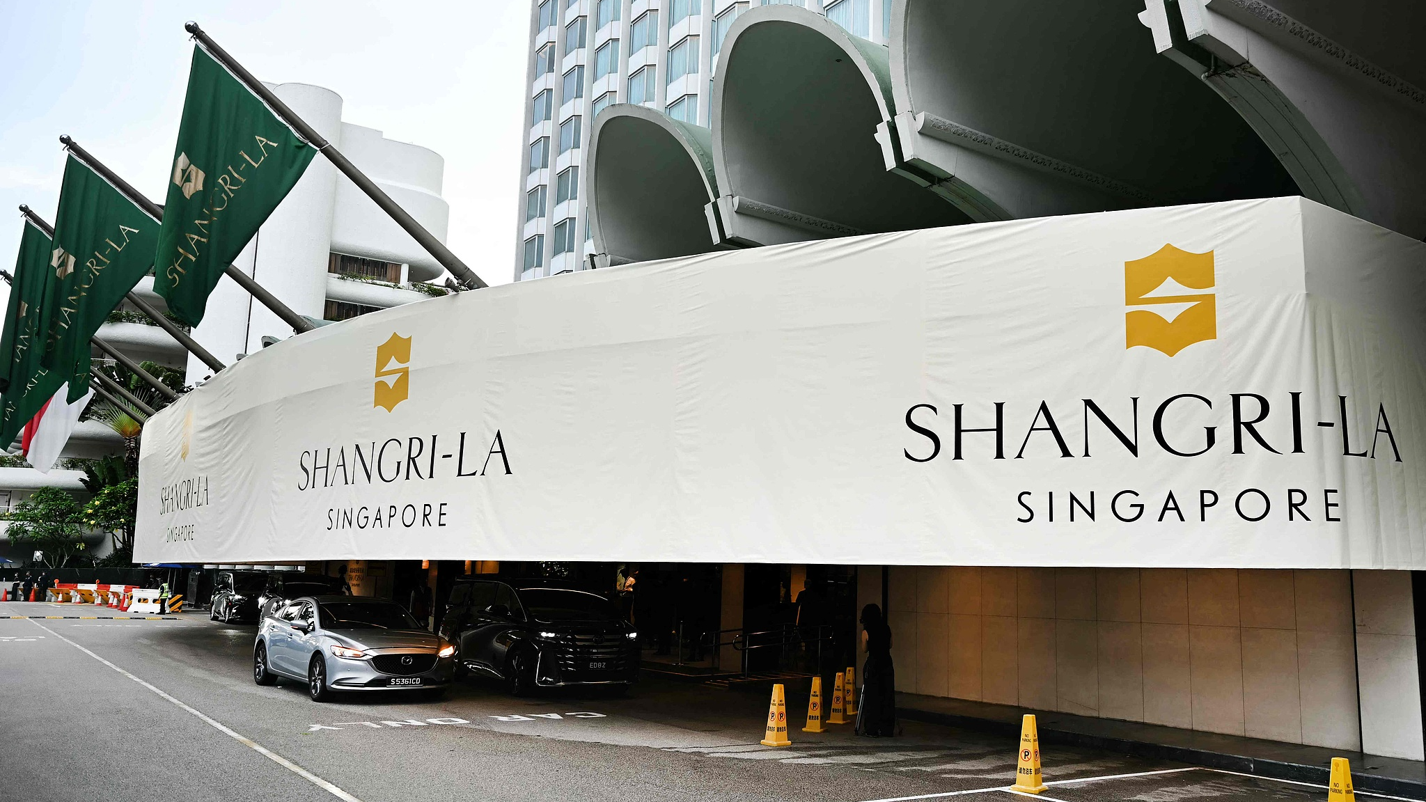The venue of the Shangri-La Dialogue in Singapore on May 29, 2026. /VCG