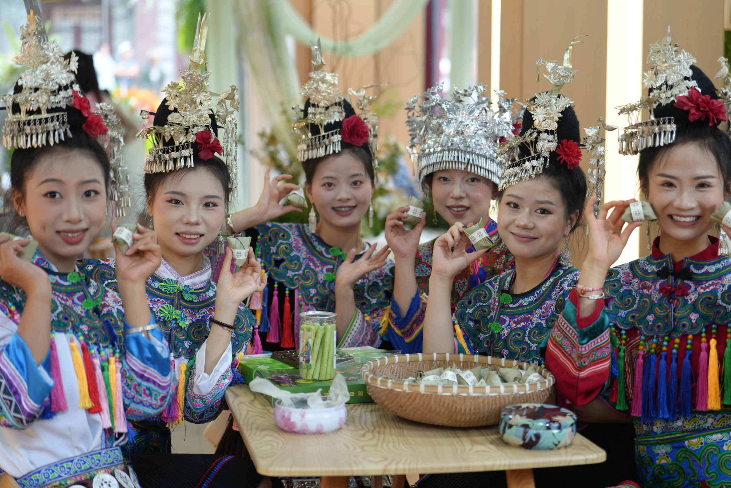 Visitors experience the traditional matcha tea ceremony at a matcha-themed town in Tongren City, southwest China's Guizhou Province on May 29, 2026. /Tongren Media Convergence Center