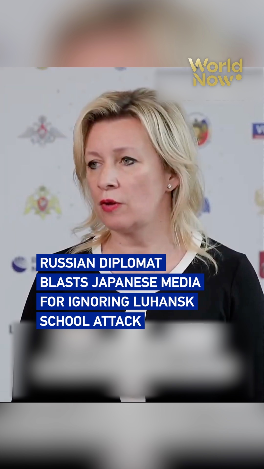 Russian diplomat blasts Japanese media for ignoring Luhansk school attack
