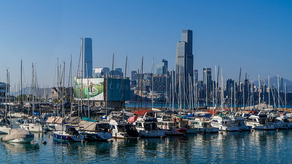 Yachts berthed in the Hong Kong Special Administrative Region, China, January 14, 2026. /VCG
